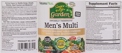 Men's Multi label