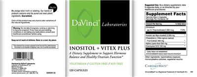 Inositol + Vitex Plus label