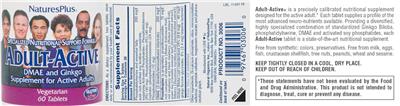 Adult-Active label