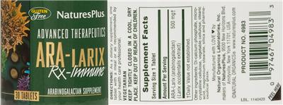 Advanced Therapeutics ARA-Larix Rx-Immune label