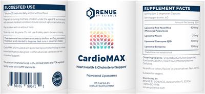 CardioMAX label