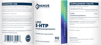 Lipo 5-HTP label