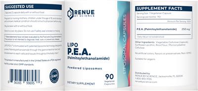 Lipo P.E.A. label