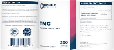TMG Trimethylglycine label