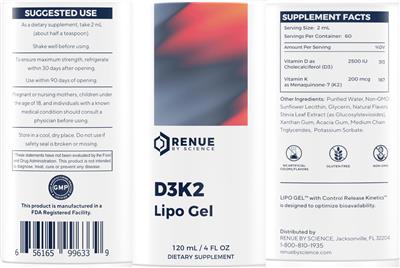 D3K2 Lipo Gel label