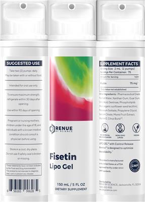 Fisetin Lipo Gel label