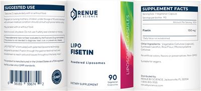 Lipo Fisetin label