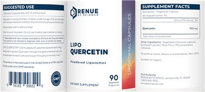 Lipo Quercetin label