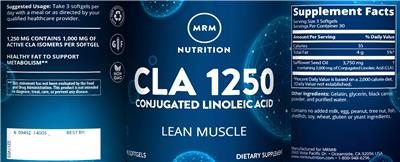 CLA 1250 label