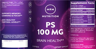 PS 100 mg label