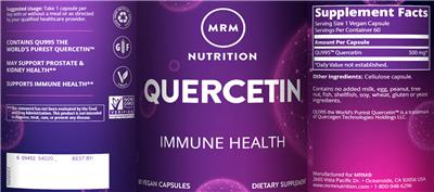 Quercetin label