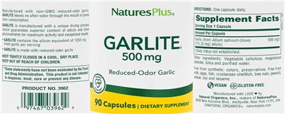 Garlite 500 mg label