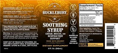 Soothing Syrup label
