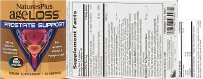 Prostate Support label