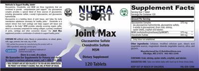 Joint Max label