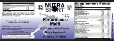 Performance Multi label