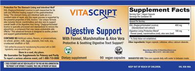 Digestive Support label
