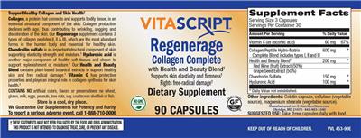 Regenerage Collagen Complete label