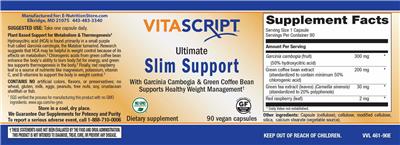 Ultimate Slim Support label
