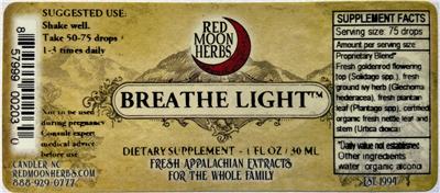 Breathe Light label