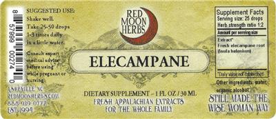 Elecampane label