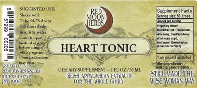 Heart Tonic label