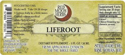 Liferoot label