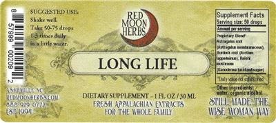 Long Life label