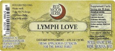 Lymph Love label