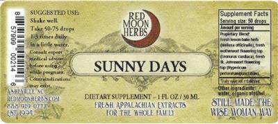 Sunny Days label