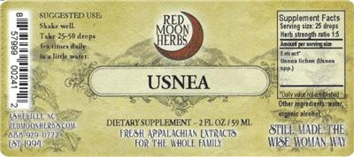 Usnea label