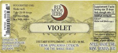 Violet label