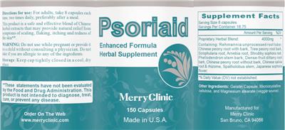 Psoriaid label