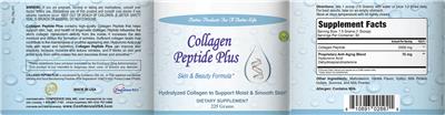 Collagen Peptide Plus label