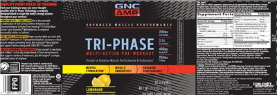 Tri-Phase Lemonade label
