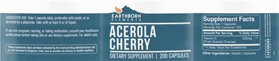 Acerola Cherry label
