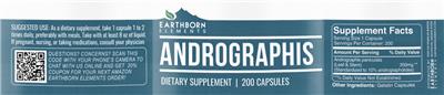 Andrographis label