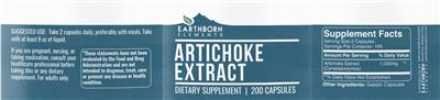 Artichoke Extract label