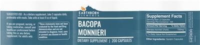 Bacopa Monnieri label