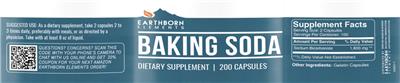 Baking Soda label