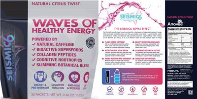 Seismic6 Natural Citrus Twist label