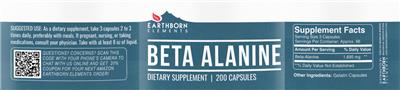Beta Alanine label