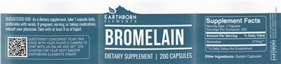 Bromelain label