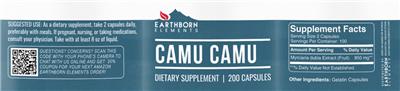 Camu Camu label