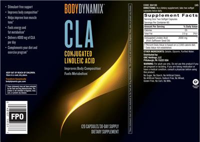 Conjugated Linoleic Acid label