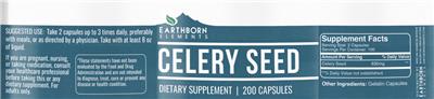 Celery Seed label