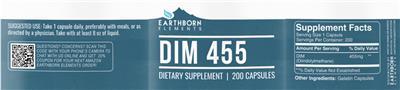 DIM 455 label