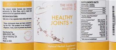 Healthy Joints + label