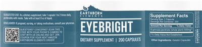 Eyebright label
