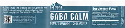 GABA Calm label